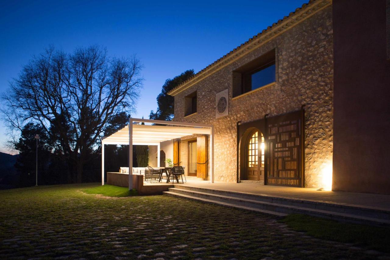 Casa Rural Masia Les Apieres El Pla de Manlleu Bagian luar foto
