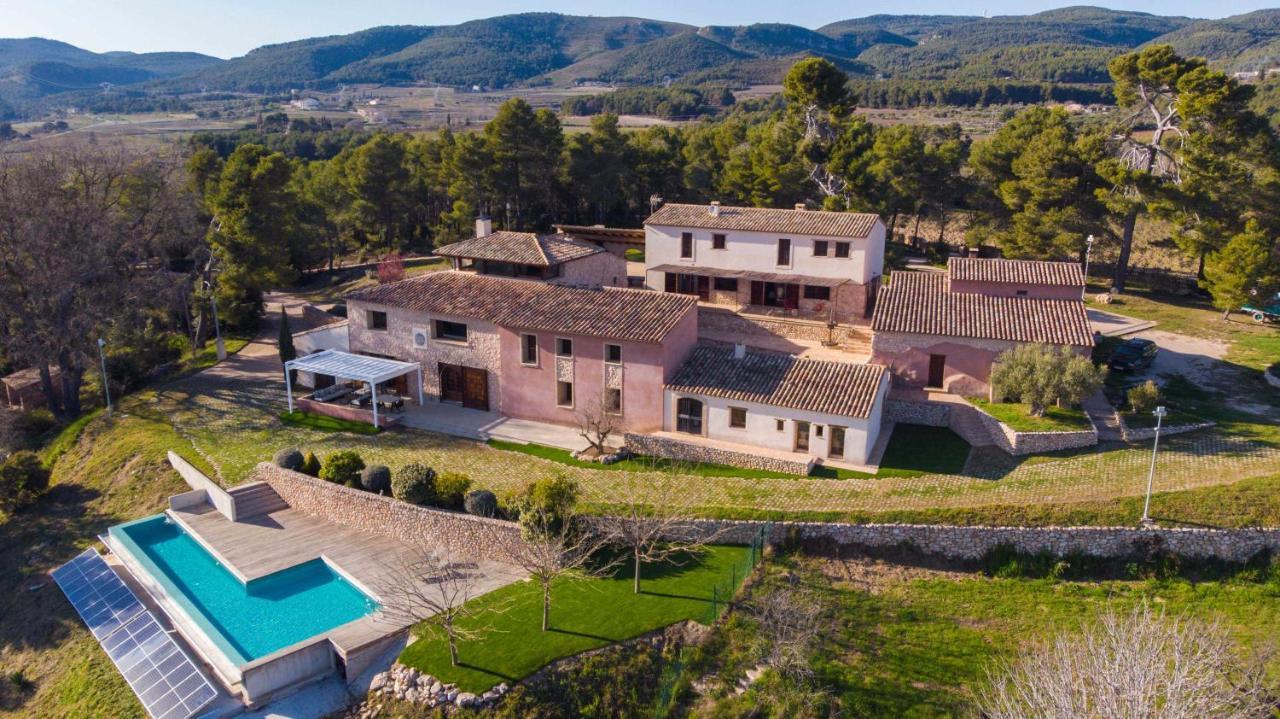 Casa Rural Masia Les Apieres El Pla de Manlleu Bagian luar foto