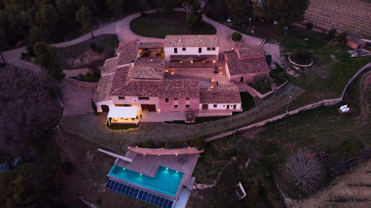Casa Rural Masia Les Apieres El Pla de Manlleu Bagian luar foto