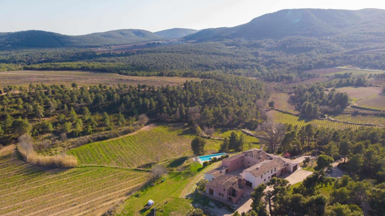 Casa Rural Masia Les Apieres El Pla de Manlleu Bagian luar foto