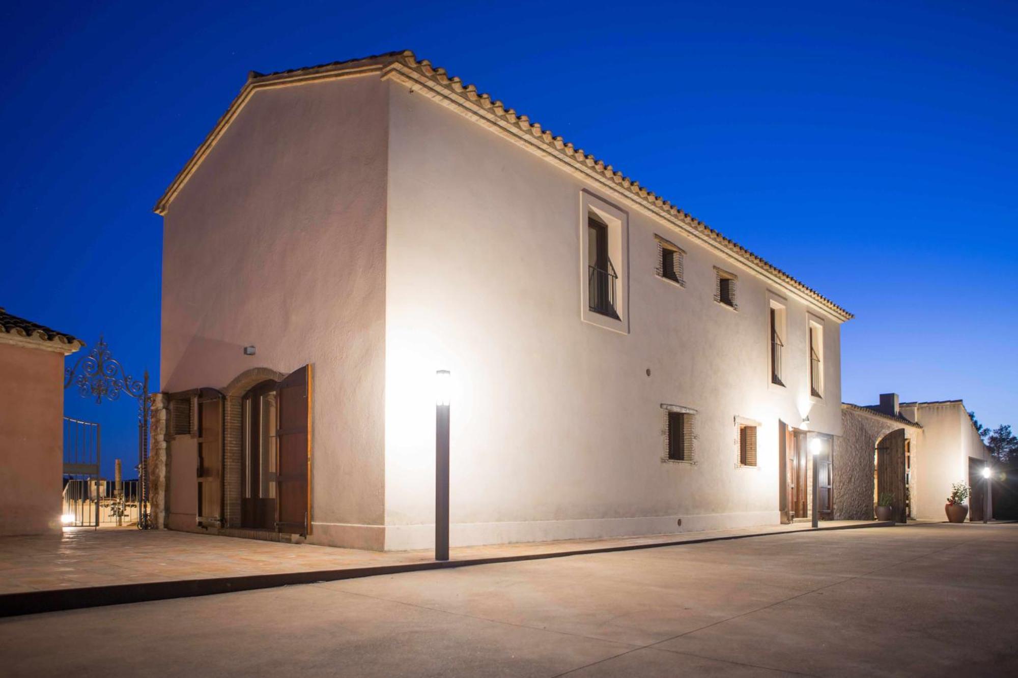 Casa Rural Masia Les Apieres El Pla de Manlleu Bagian luar foto