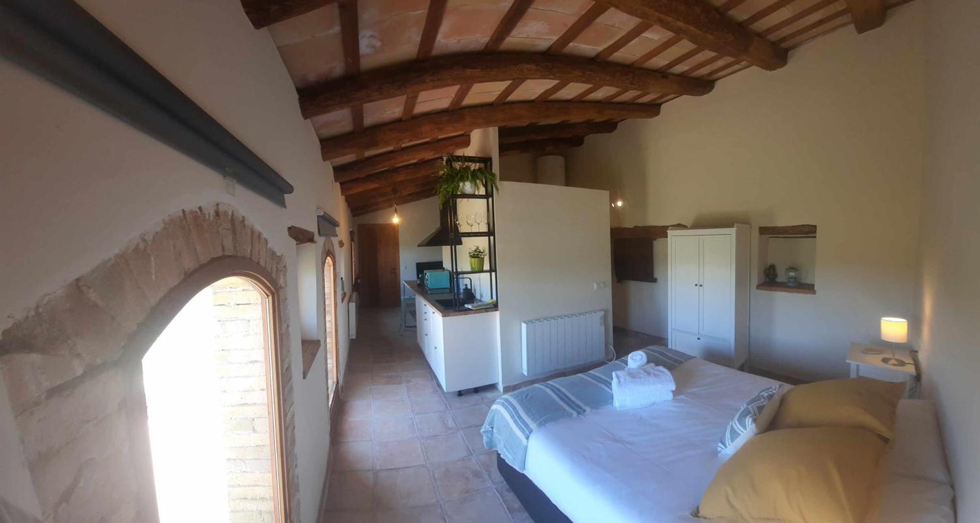 Casa Rural Masia Les Apieres El Pla de Manlleu Bagian luar foto