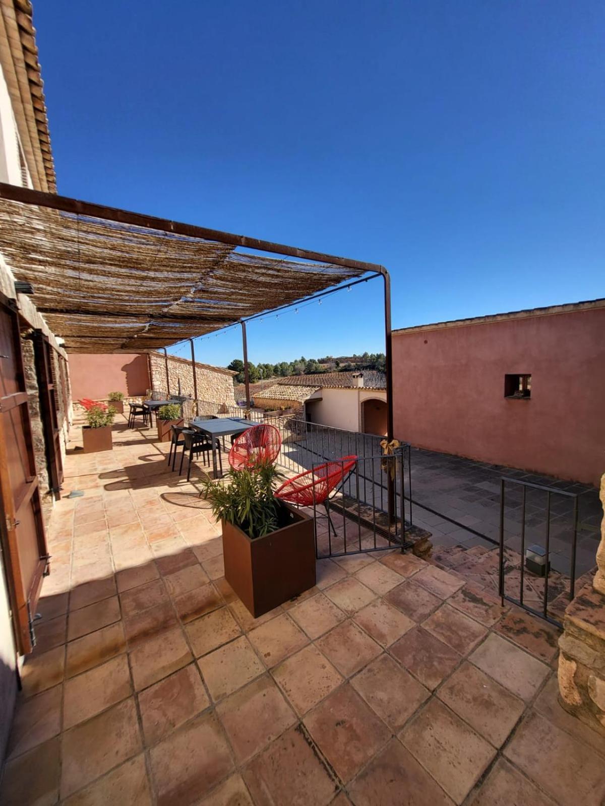 Casa Rural Masia Les Apieres El Pla de Manlleu Bagian luar foto