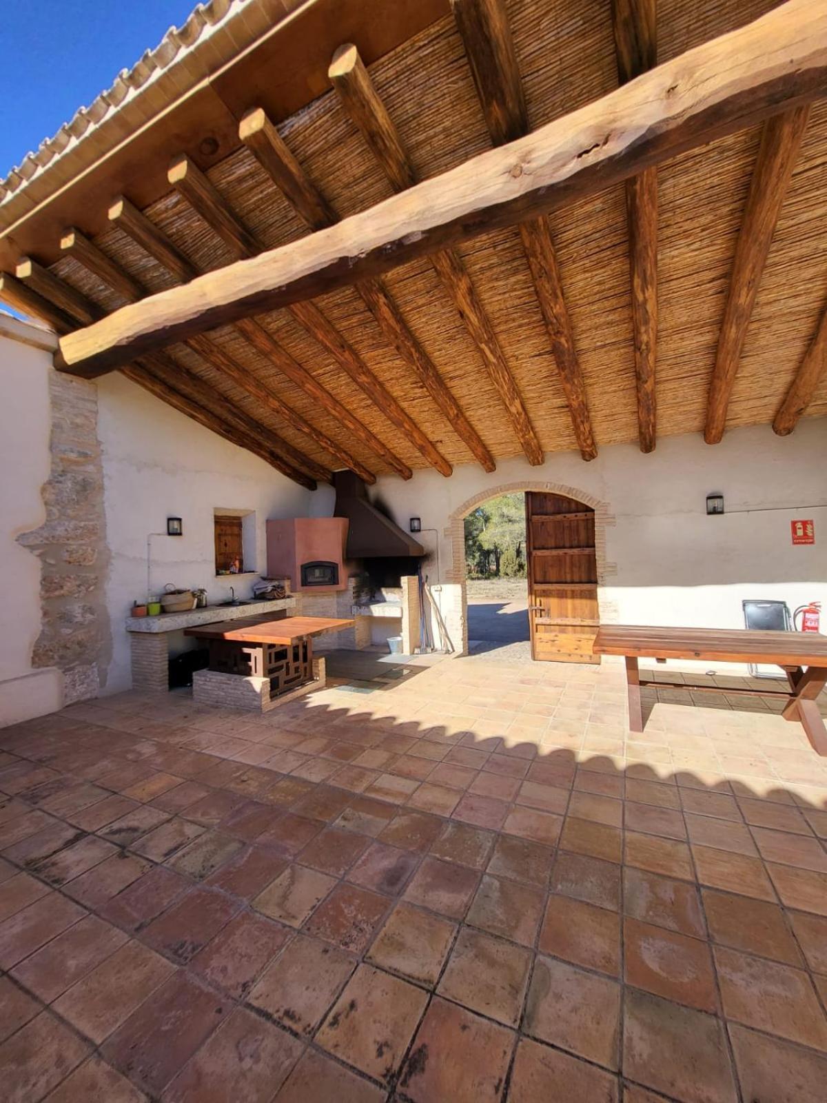 Casa Rural Masia Les Apieres El Pla de Manlleu Bagian luar foto